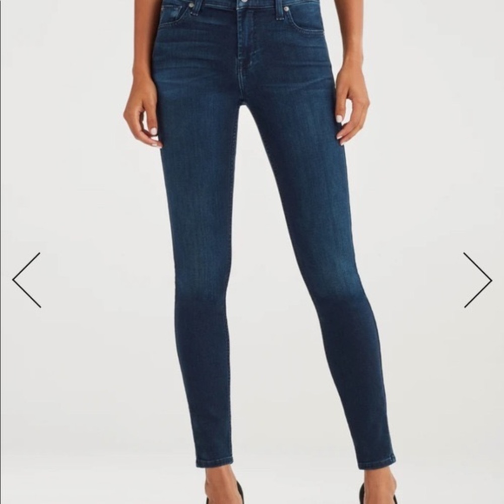 New 7 For All Mankind Gwenevere Skinny Jeans Sz 26